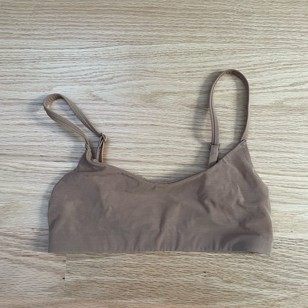 Skims nude mesh bralette